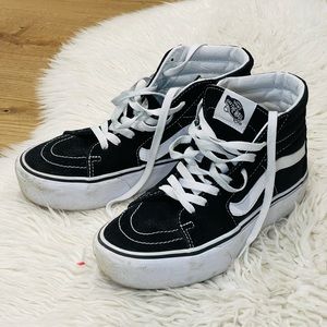Vans hightop platform classic sneakers